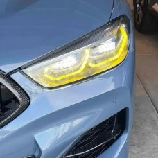Желтые ангельские глазки для BMW 8 серии в кузове G14, G15, G16