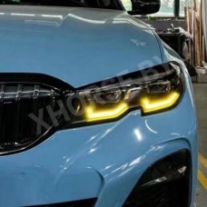 Желтые ангельские глазки для BMW 3 G20, G21