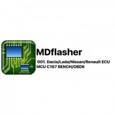 MDFLASHER  лицензия 001 Dacia/Lada/Nissan/Renault ECU MCU С167 BENCH/OBDII