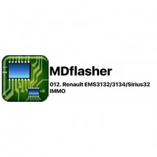 MDFLASHER  лицензия 012 Renault EMS3132/3134/Sirius32 IMMO