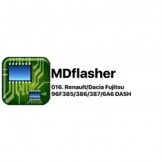 MDFLASHER  лицензия 016 Renault/Dacia Fujitsu 96F385/386/387/6A6 DASH BENCH/OBDII